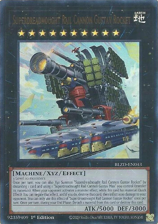 Superdreadnought Rail Cannon Gustav Rocket (V.1 - Ultra Rare)