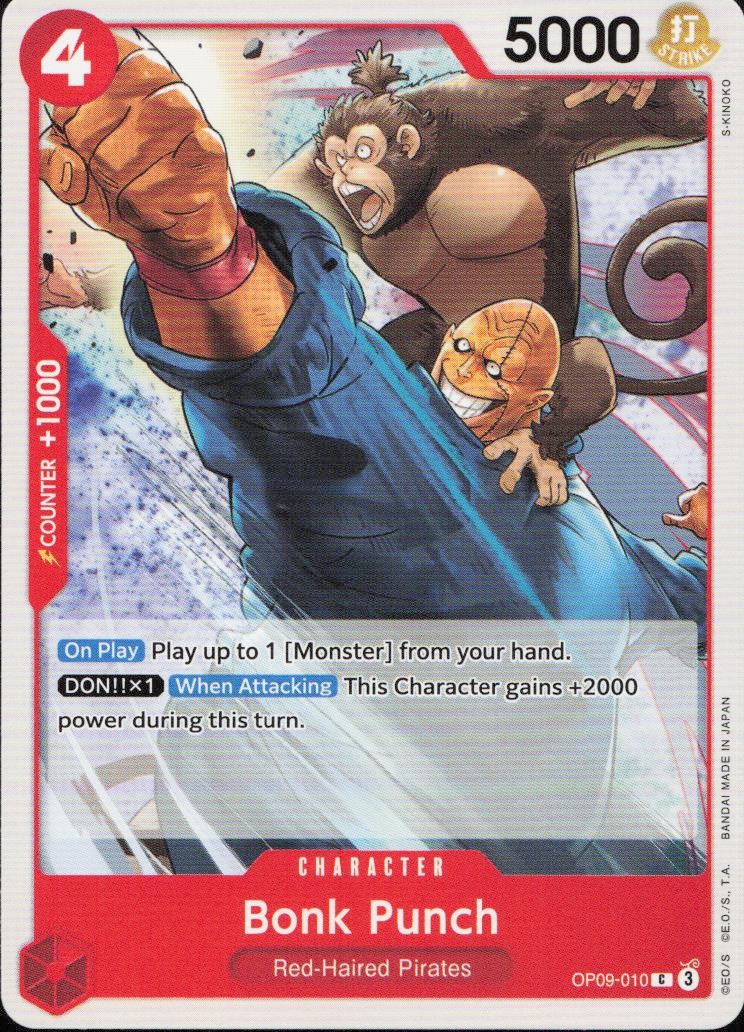 Bonk Punch C Emperors in the New World OP09-010 NM