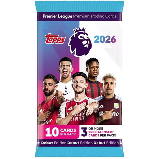 2026 Topps Premier League Debut Edition Booster Pack