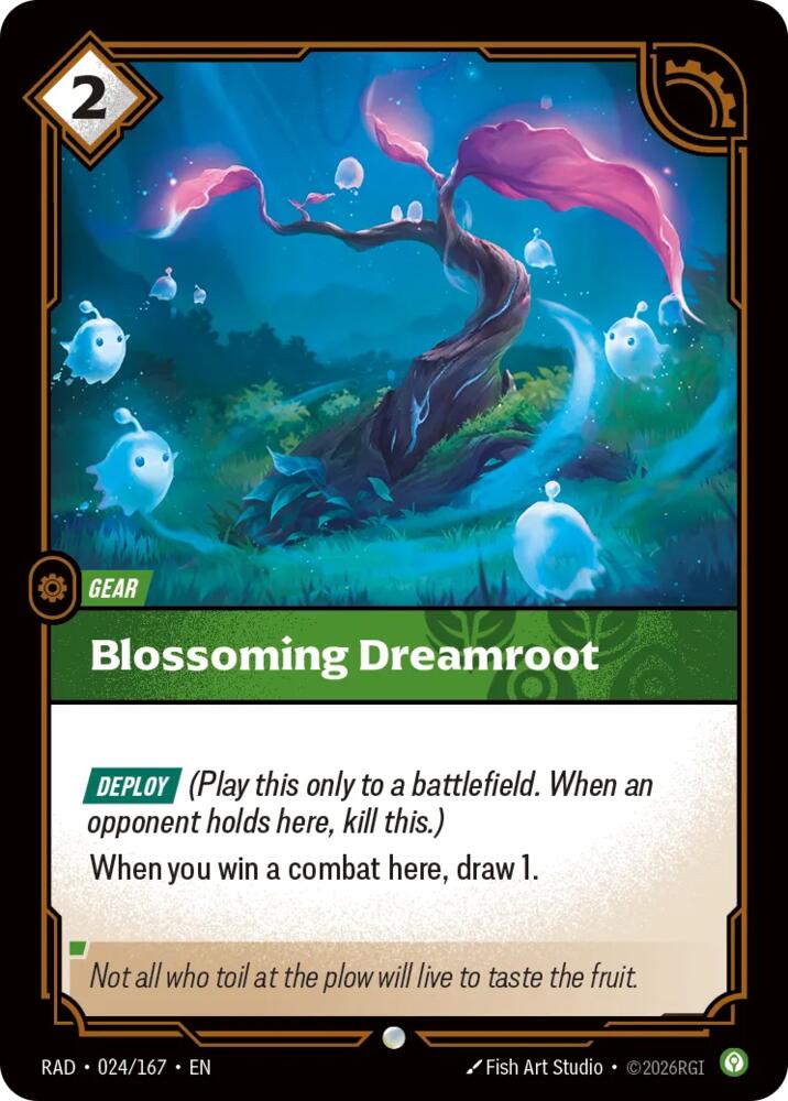 Blossoming Dreamroot Common Radiance 024/167 NM