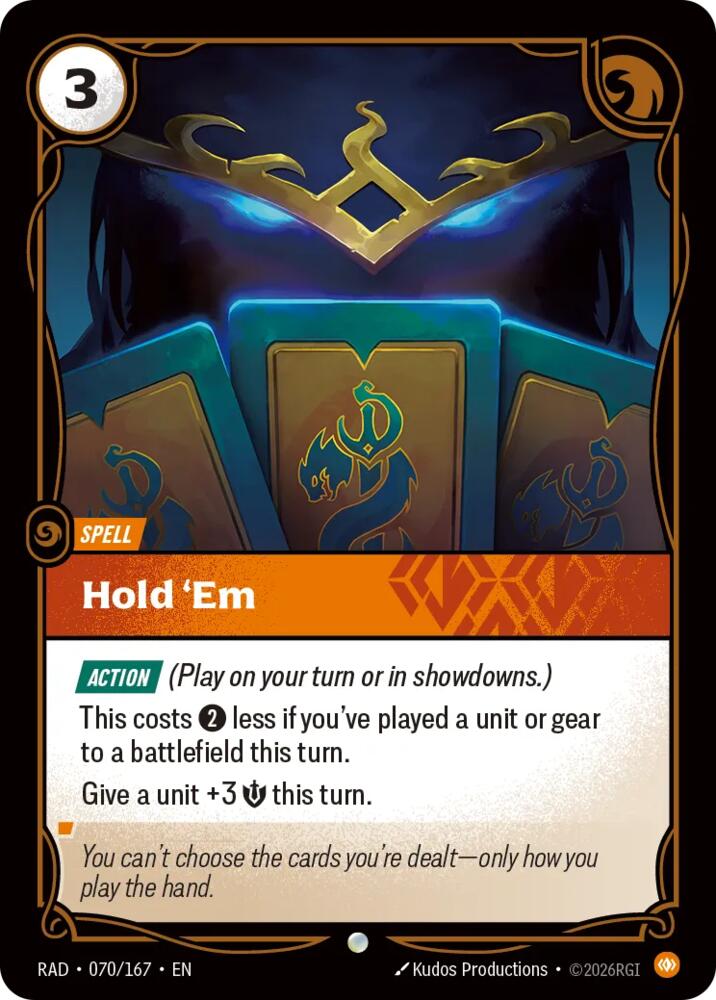 Hold 'Em Common Radiance 070/167 NM