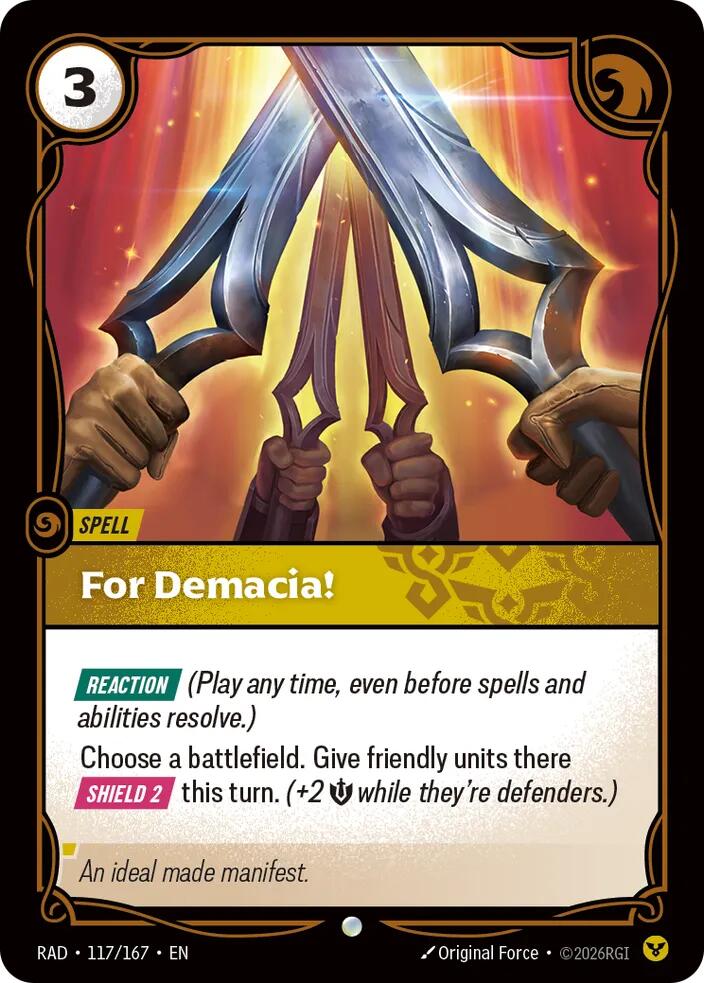 For Demacia! Common Radiance 117/167 NM