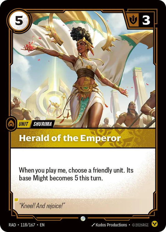 Herald of the Emperor Common Radiance 118/167 NM