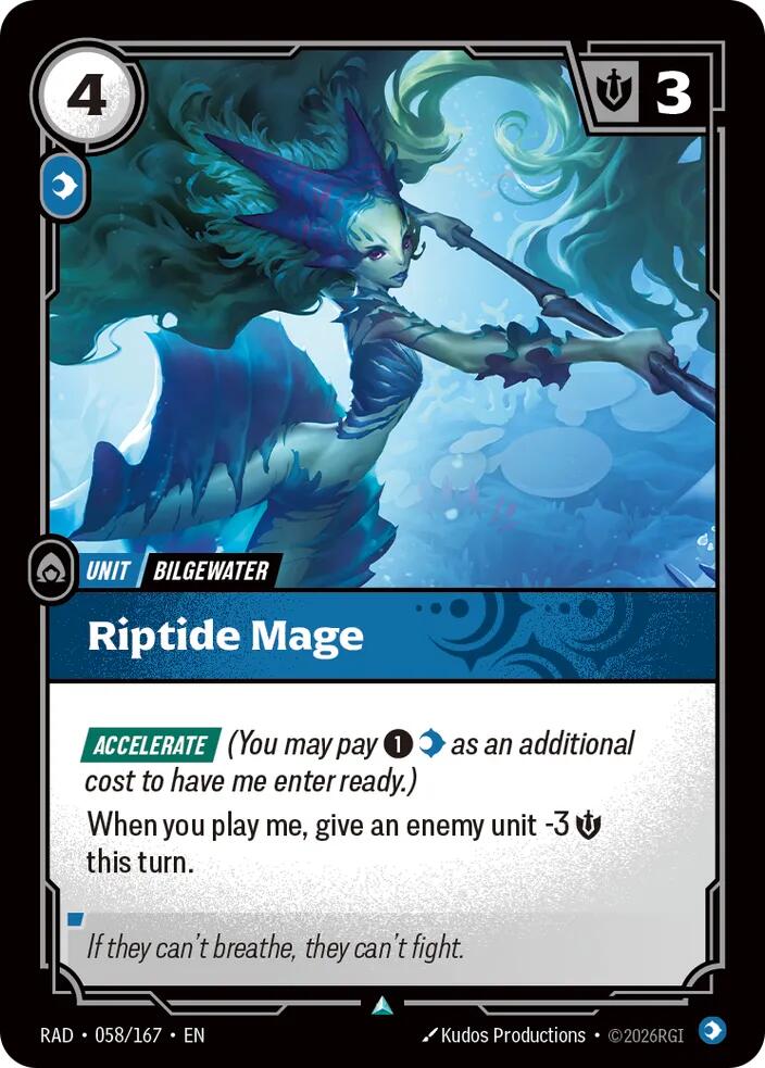 Riptide Mage Uncommon Radiance 058/167 NM