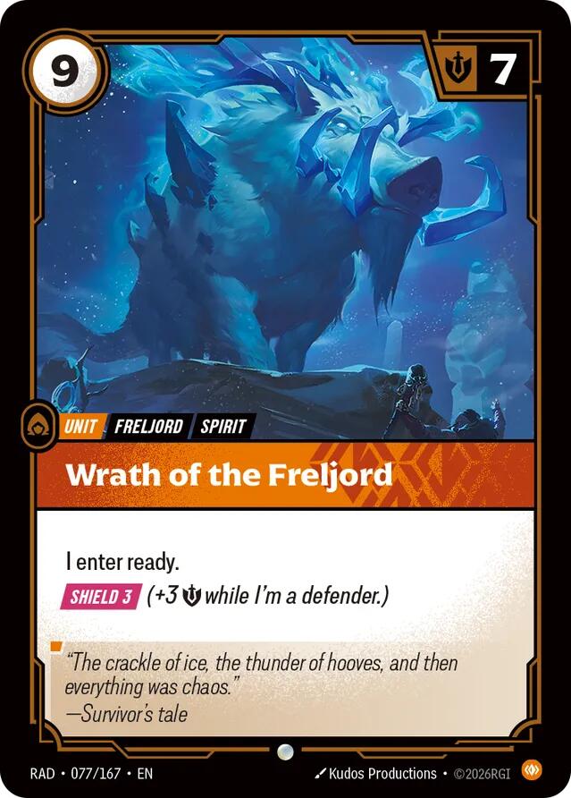 Wrath of the Freljord Common Radiance 077/167 NM