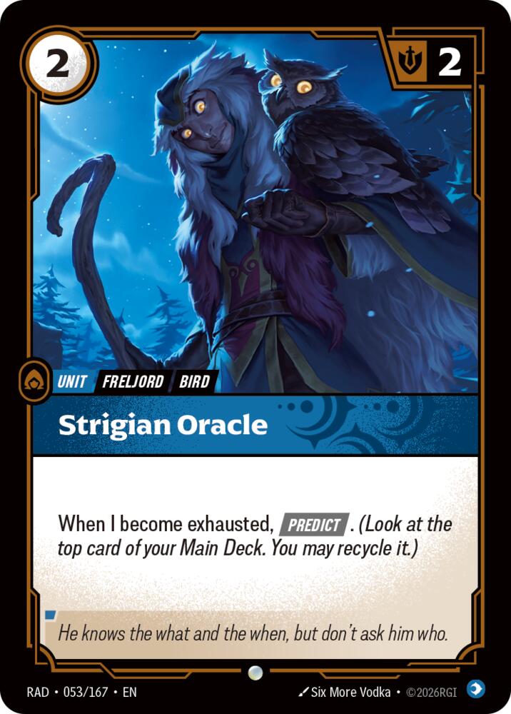 Strigian Oracle Common Radiance 053/167 NM