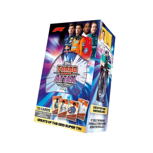 Super Tins Turbo Attax Fórmula 1 2026