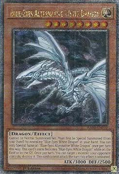 Blue-Eyes Alternative White Dragon (V.5 - Quarter Century Secret Rare)