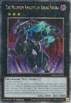 The Phantom Knights of Break Sword (V.5 - Quarter Century Secret Rare)