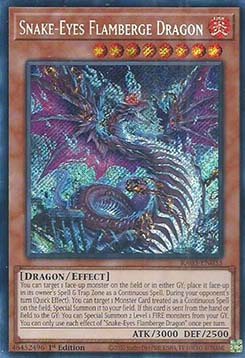 Snake-Eyes Flamberge Dragon (V.3 - Secret Rare)