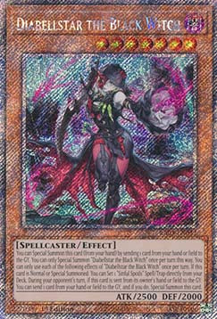 Diabellstar the Black Witch (V.4 - Platinum Secret Rare)