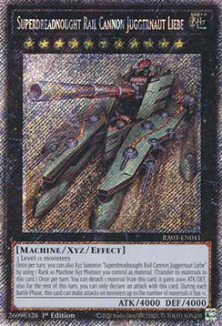 Superdreadnought Rail Cannon Juggernaut Liebe (V.4 - Platinum Secret Rare)