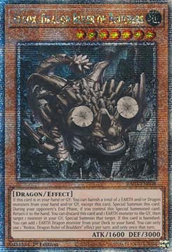 Redox, Dragon Ruler of Boulders (V.5 - Quarter Century Secret Rare)