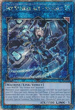 Sky Striker Ace - Shizuku (V.5 - Quarter Century Secret Rare)