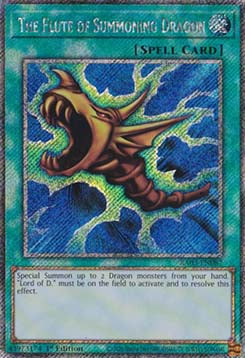 The Flute of Summoning Dragon (V.1 - Platinum Secret Rare)