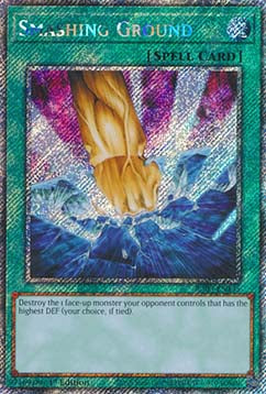Smashing Ground (V.1 - Platinum Secret Rare)