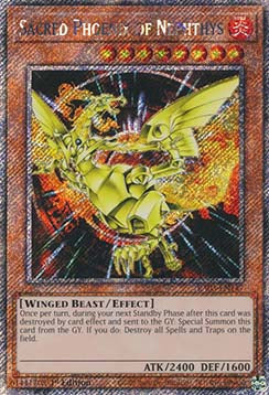 Sacred Phoenix of Nephthys (V.1 - Platinum Secret Rare)