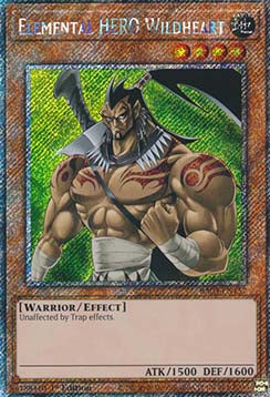 Elemental HERO Wildheart (V.1 - Platinum Secret Rare)