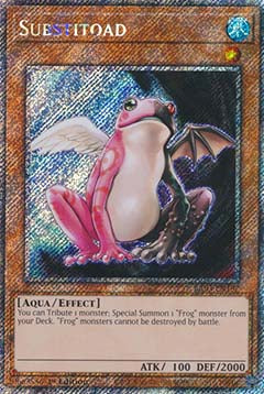 Substitoad (V.1 - Platinum Secret Rare)