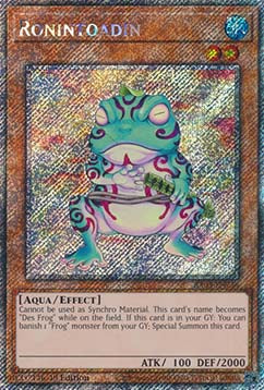 Ronintoadin (V.1 - Platinum Secret Rare)