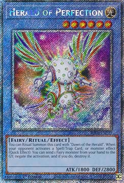 Herald of Perfection (V.1 - Platinum Secret Rare)