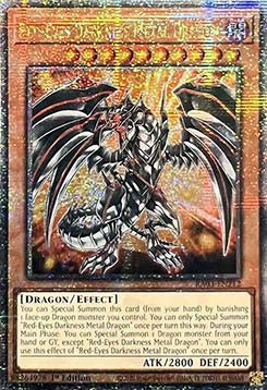 Red-Eyes Darkness Metal Dragon (V.2 - Quarter Century Secret Rare)