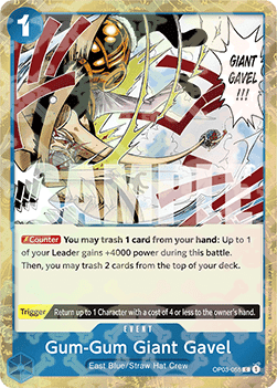 Gum-Gum Giant Gavel (OP03-055) (V.2)