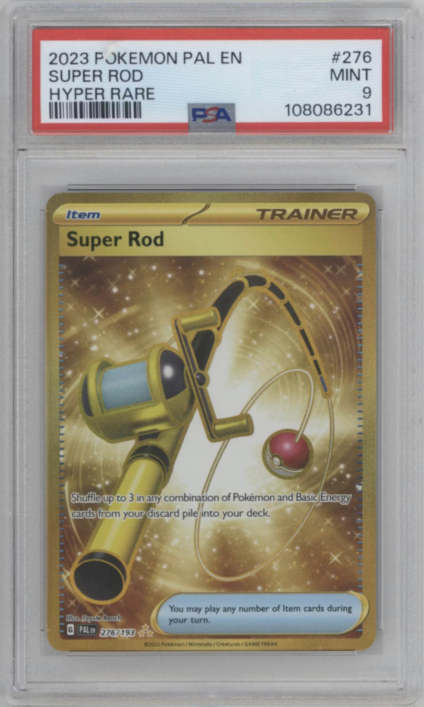 Super Rod (PAL 276)(GRADED)(PSA)