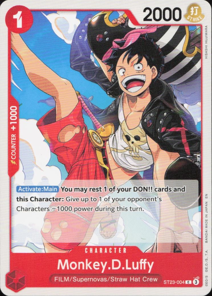 Monkey.D.Luffy C ST-23: Starter Deck 23 RED Shanks ST23-004 NM