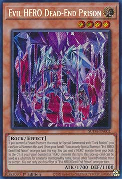 Evil HERO Dead-End Prison (V.1 - Secret Rare)
