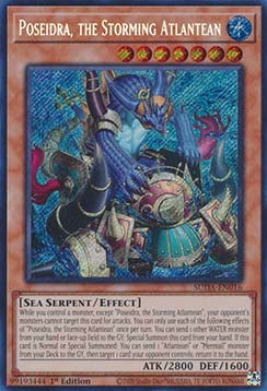 Poseidra, the Storming Atlantean (V.1 - Secret Rare)