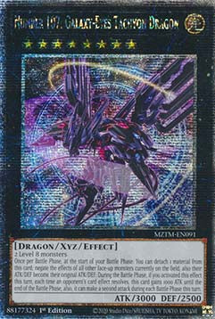 Number 107: Galaxy-Eyes Tachyon Dragon (V.2 - Quarter Century Secret Rare)