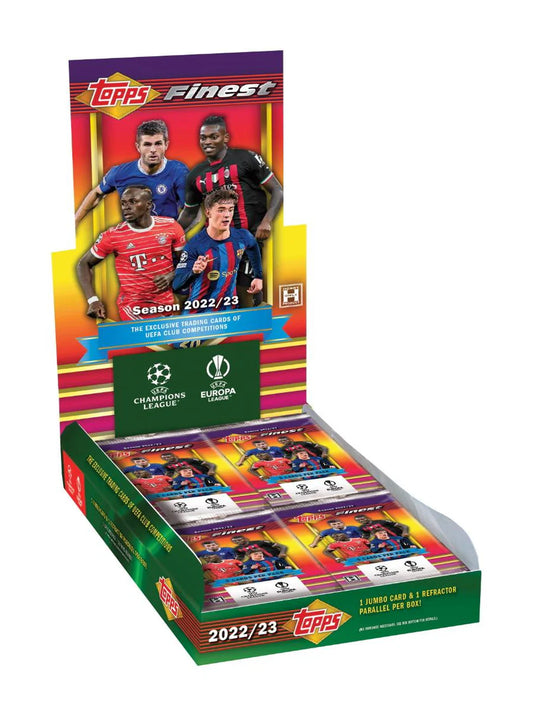 2022/23 Topps Finest Flashbacks UEFA Club Competitions Soccer Hobby Box