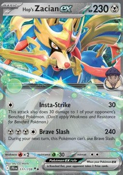 Hop's Zacian ex (JTG 111)