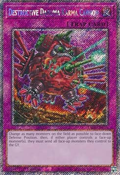 Destructive Daruma Karma Cannon (V.4 - Platinum Secret Rare)