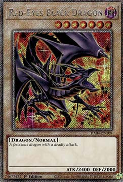 Red-Eyes Black Dragon (V.3 - Platinum Secret Rare)
