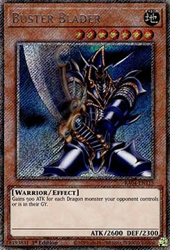 Buster Blader (V.1 - Platinum Secret Rare)