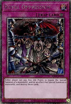 Royal Oppression (V.1 - Platinum Secret Rare)