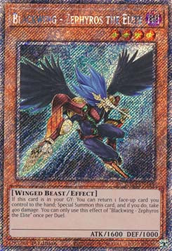 Blackwing - Zephyros the Elite (V.1 - Platinum Secret Rare)