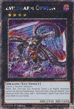Evilswarm Ophion (V.1 - Platinum Secret Rare)