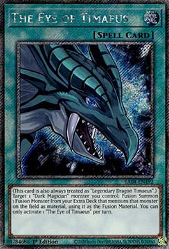 The Eye of Timaeus (V.1 - Platinum Secret Rare)