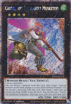 Castel, the Skyblaster Musketeer (V.1 - Platinum Secret Rare)