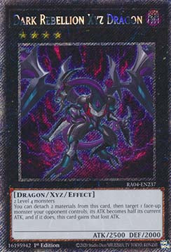 Dark Rebellion Xyz Dragon (V.1 - Platinum Secret Rare)