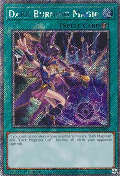 Dark Burning Magic (V.1 - Platinum Secret Rare)