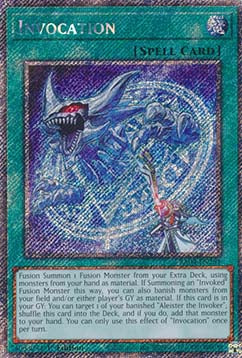 Invocation (V.1 - Platinum Secret Rare)