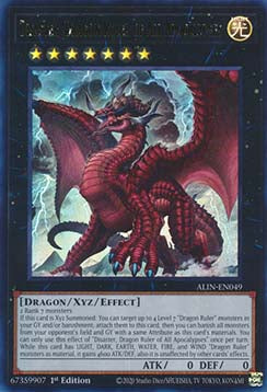 Disaster, Dragon Ruler of All Apocalypses (V.1 - Ultra Rare)