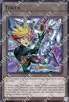 Token (Playmaker and Cyberse Quantum Dragon)