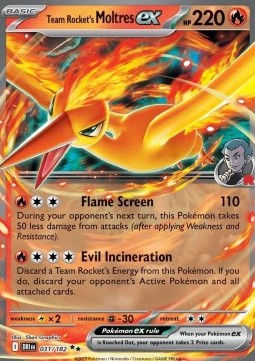 Team Rocket's Moltres ex (DRI 031)
