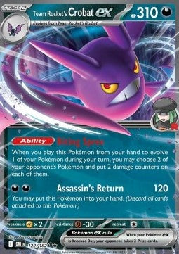 Team Rocket's Crobat ex (DRI 122)
