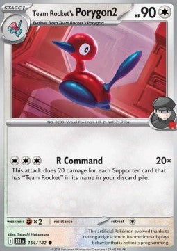 Team Rocket's Porygon2 (DRI 154)